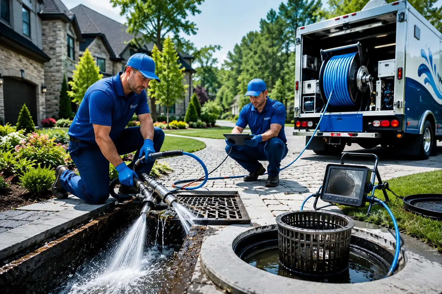 Local outdoor drain cleaning professionals in North Easton, MA